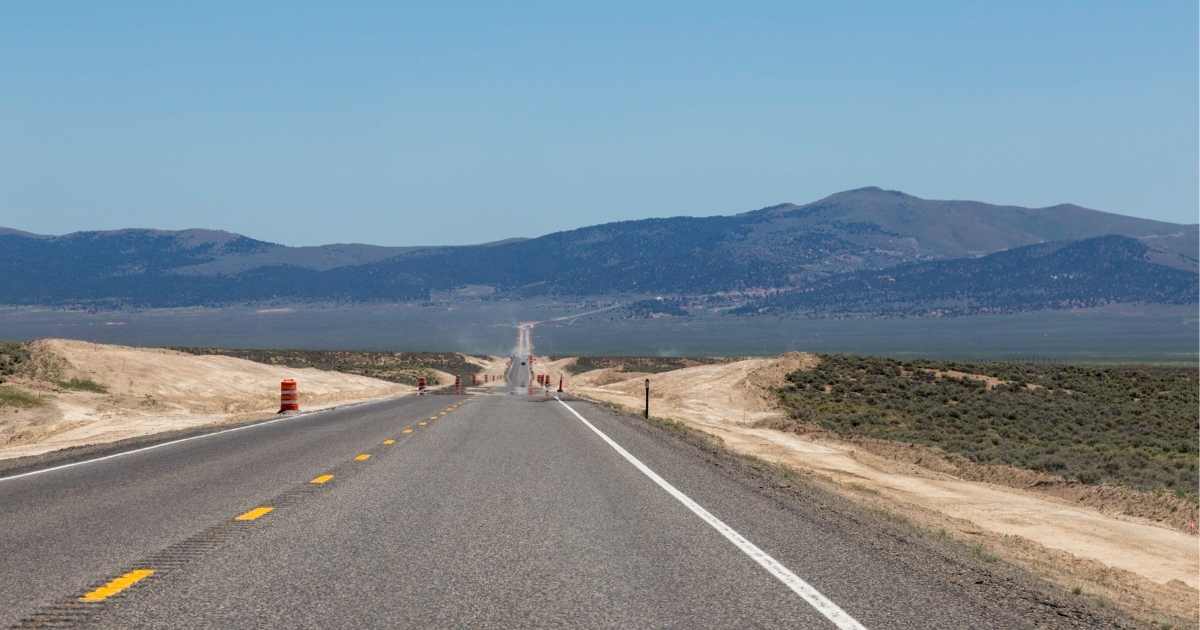 The Loneliest Road Nevada