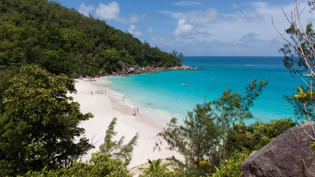 Sunbathing at Seychelles